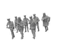 Perfeclan 7Pcs Figure Models Diorama Layout World Figurines Miniature Figurines for Sand Table DIY Scene Micro Landscape, 2.4cm