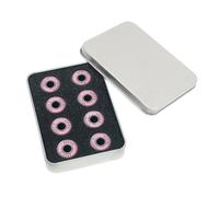 Perfeclan 8Pcs Four Wheeled Roller Skate Bearings High Speed Bearings Reliable Performance Replacement for Ice Skating Sports Supplies, Pink