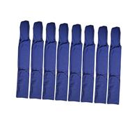 Perfeclan 8Pcs Horse Mane Bags Sun Windproof Horse Mane Guard Easy to Use Wraps Protection Covers for Stable Farm Horses Care, Deep Blue