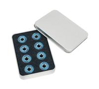 Perfeclan 8Pcs Skateboard Bearings 608RS-11 Spares Sturdy High Speed Bearings Replace for Skateboarding Ice Skating Sports Accessories, Blue