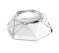 Perfeclan Acrylic Base Display Stand Transparent Pedestal Quartz Glass Sphere Holder for Ball Desktop Ornament , Large