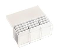 perfeclan Acrylic Eyelash Storage Box Eyelash Holder Extension Tool 15 Layer Compact Sturdy Lash Display Case Makeup Display Container, Clear