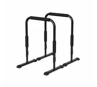 perfeclan Adjustable Home Parallel Bar Pull Up Rail Indoor Exercise Stand With Foam Covered Handles Carbon Steel Build stable freestanding setup suitable for, Adjustable Height Parallel Bars