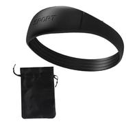 perfeclan Adjustable Patella Stabilizer Band 80x26.5mm Comfortable Versatile for Basketball Accessory Secure Fit with Storage Pouch, 1Pc Black