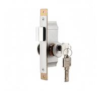 perfeclan Alloy Door Lock Aluminum Profile Door Lock Mortise Entry Hardware Storefront Cylinder with Brass Keys Zinc Alloy Body and Reinforced Steel Plate, Aluminum Alloy