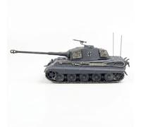 Perfeclan Alloy Vehicle Model Tank Scale Collectible Display Piece With Moving Turret And Elevating Barrel In Alloy Body Suitable, Tiger King German Grey
