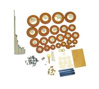 perfeclan Alto Sax Repair Kit including Screws Rollers Lightweight Universal Saxophone Repair Tools Parts for Saxophone Enthusiasts, yellow