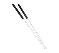perfeclan Aluminium Alloy Drum Sticks,Metal Drumsticks,1 Pair Professional Drum Accessories,Jazz Drumsticks,Drum Mallets for Beginners, silvery