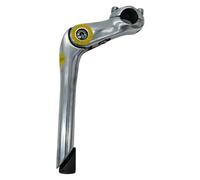 Perfeclan Aluminum Alloy Quill Stem Road Mountain Part Extension Easily Install Quill Stem Adjustable Handlebar, Silver
