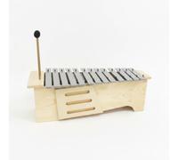 perfeclan Aluminum Metallophone Xylophone Percussion Glockenspiel Mounted On Rectangular Wood Frame With Felt Mallets For Rhythm And Suitable for student learning music education home, Alto