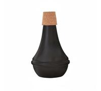 perfeclan Aluminum Trumpet Mute Practice Noise Reducer Portable Accessory Cork Protector Lightweight Alloy Form at 63g reduces volume by 80 to 90 suitable for, Black