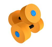 Perfeclan Aquatic Exercise Dumbbells,Water Aerobic Workouts,Adults Swimming Pool Fitness,Swimming Barbells EVA Water Floating Dumbbell, Orange