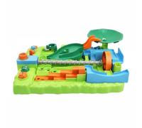 Perfeclan Arithmetic Game Mechanical Marble Maze Puzzle With Physics Principles And Button Lever Actions Educational Board For Hand Eye Coordination And Fine, Jungle Adventure