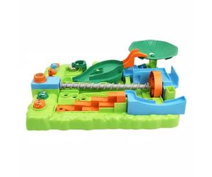 Perfeclan Arithmetic Game Mechanical Marble Maze Puzzle With Physics Principles And Button Lever Actions Educational Board For Hand Eye Coordination And Fine, Jungle Adventure
