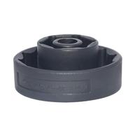perfeclan Automotive Repair Socket Tool Single Piece Dark Metal Motorcycle Wheel Socket 30mm to 55mm Round Cylindrical Body Raised Hexagonal Socket Section for