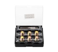 perfeclan Automotive Set Six Drain Plug And Washers For Stripped Oil Carbon Steel Build Suitable For Workshop pair, M13x1.5