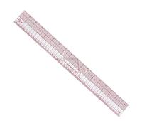 Perfeclan B95 18" 45cm Metric inch 8th 16ths Multifunction Garment Ruler Grading Ruler Sewing Ruler Quilting Ruler Tailor Ruler
