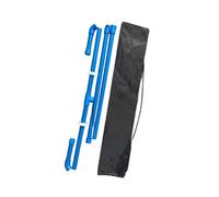 Perfeclan Badminton Shuttlecock Collector Sweeping Machine Wheeled with Storage Bag Portable Shuttle Collection Tool for Park Court, Blue