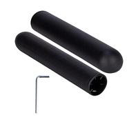 Perfeclan Barbell Bar Adapter Sleeve Non Slip Men Women Fitness Equipment Weightlifting with Removable End Cap Nylon Heavy Duty Weight Posts 1 Pair, D50mmx200mm