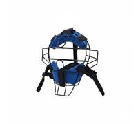 perfeclan Baseball Face Guard Helmet Cage Batting Metal Frame Padded Points Reliable Use Suitable for seasonal play practice fields coaching, Blue, Single Pack