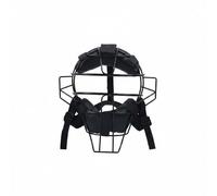 perfeclan Baseball Face Guard Helmet Cage Batting Metal Frame Padded Points Reliable Use Suitable for seasonal play practice fields coaching, Black, Single Pack