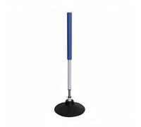 perfeclan Basketball Training Pole Dribble Pole Obstacle Post Practice Accessory With Spring Back Motion And Heavy Weighted Base Suitable Court Playground Training Fitness Classes, Blue, 100CM