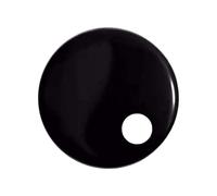 perfeclan Bass Drum Resonant Head 22 inch Drum Parts Black Enhancing Resonance Effect Smooth with Opening Drumhead Resonance Skin