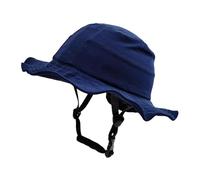 Perfeclan Bike Helmet Cap Hat Shaped with Adjustable Chin Strap Modern Cyclist Helmet Surf Bucket Hat for Women's Work School Outdoor, Blue M