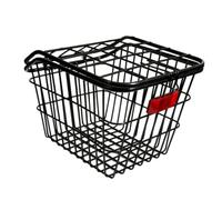 Perfeclan Bikes Rear Storage Rack Rear Luggage Bike Rack Heavy Duty Cargo Basket Mountain Bike Basket for Pet Transport Sturdy, with Lid