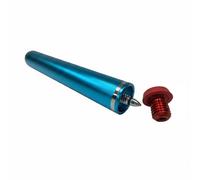 perfeclan Billiard Cue Extension Aluminum Alloy Pool Stick Extender Adapter With Rubber Sleeve Grip And Threaded Shaft For Consistent Balance And Control Suitable for Recreation Rooms, Blue, 8"