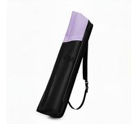 Perfeclan Billiard Nine Slot Pool Cue Bag Holder Carrier with Multiple Zippered Pockets for Chalk Tips and Gloves Suitable for Club Nights Travel Between Tables Tournament prep, Purple