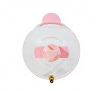 perfeclan Bird Feeder Automatic Water Dispenser Bird Waterer Cage Water Bottle Pet Waterer With Gnaw Resistant Metal Nozzle and Firm Wire Attachment suitable, Pink