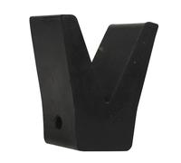 Perfeclan Boat Transom Saver with Composite Head Easy to Install Anti Scratch Heavy Duty Rubber V Block Boat Motor Transom Support