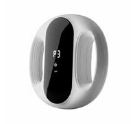 perfeclan Body Massage Device Portable Massager Double Loops Structure Vibration Feature Material Designed for Belly and Waist Suitable for Domestic Wellness Everyday Use, White