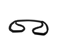 Perfeclan Boxing Resistance Band Tension Rope Workout Equipment Pull Rope with Handles Sports Resistance Bands for Shadow Boxing Volleyball Football, Black 35lb