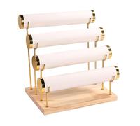 Perfeclan Bracelet Holder Bracelet Displays Detachable Bangle Display Stand Jewelry Organizer for Home Countertop Selling Cabinet, White