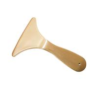 perfeclan Brass Gua Sha Tool,Copper Scraping Massage Sturdy Multi Functional Fascia Guasha Soft Tissue Massage for Eyes Neck Face Back