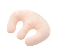 perfeclan Breast Pillow for Massage Table Portable Hollow Cushion Pad Thickened Comfortable Beauty Salon Chest Pillow for Travel, Khaki