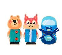 Perfeclan Busy Board Toys Enlighten Intellectual Hands on Book Practice for Babies Toddlers Preschool Education Home and Travels