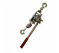 perfeclan Cable Tensioner Advanced Cable Puller Hand Winch High-Leverage Ratchet Non-Slip Handle Alloy Steel Precision Hook Suitable for Landscaping Fence Work, 2T, Multi-Function Hook