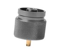 perfeclan Camping Gas Adapter, Butane Convert Can Connect Gas Refill Adapter Converter for Cooking, Camping, Picnic, Hiking