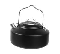 Perfeclan Camping Water Kettle Teapot Kettle Portable Stainless Steel Compact with Handle Lightweight for Open Pot