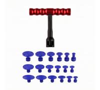 perfeclan Car Repair Pad Tool with Cross Shaped Handle for Manual Removal on Vehicle Panels Handheld Panel Puller for Car Shops Suitable for Mechanics, with 18 Pull Tabs