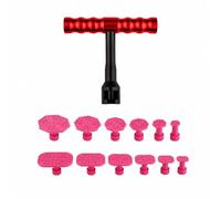 perfeclan Car Repair Pad Tool with Cross Shaped Handle for Manual Removal on Vehicle Panels Handheld Panel Puller for Car Shops Suitable for Mechanics, with 12 Pull Tabs