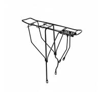perfeclan Cargo Rack Rear Rack Luggage Carrier Bike Rack Mountain Carrier Solid Steel Base Reinforced Joint Design suitable for daily commuting long travel grocery shopping, Thickened W Screws