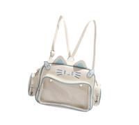 perfeclan Cat Ita Bag DIY Women Shoulder Bag for Shopping Girls Party Anime Display Gifts, Blue
