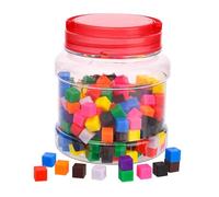 Perfeclan Centimeter Cubes 1cm Assorted Colors Development Sorting Toys Math Cubes for Homeschool Preschool Kindergarten Crafts Family, 300pcs