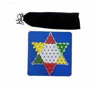 perfeclan Checkers Board With Cloth Cover Folding Game Challenge Skill Development Educational Support Suitable for Picnics Learning, SET With Bag