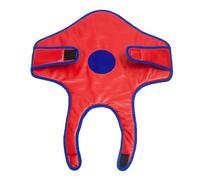 perfeclan Children Fencing Vest Chest Protector Torso Guard Training Gear Youth Vest Impact Absorbing Shell Adjustable Fastening Secure Fit suitable for practice coaching sparring club , Red