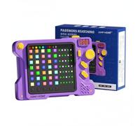 perfeclan Children Game Handheld Puzzle Console al Thinking With Colorful Buttons Display And Easy Grip Suitable for home practice classroom practice travel activities , Purple , Standard